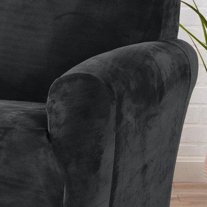 Velvet Stretch Slipcover - Gale Collection