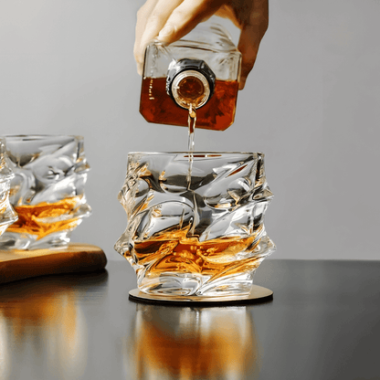 Storm Japanese Crystal Whisky Glass