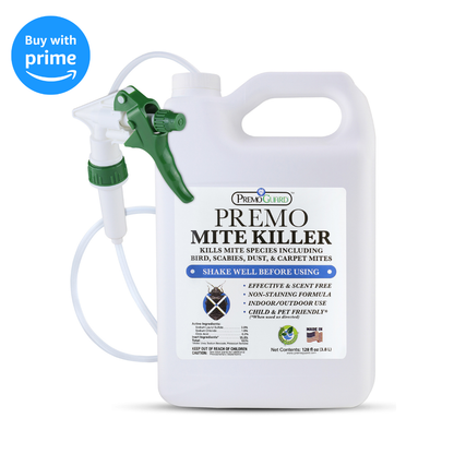 Mite Killer Spray 128 oz | Natural & Non-Toxic | Premo Guard