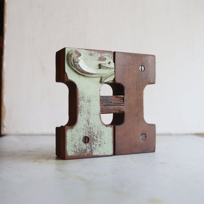 Reclaimed Wooden Letters
